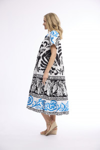 Guadeloupe Dress Layers Collar