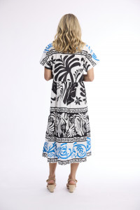 Guadeloupe Dress Layers Collar