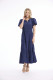 Poplin Dress Maxi Short Sleeve