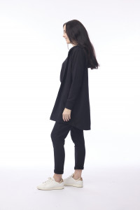 Terry Knit Sweat Shirt Hooded Long