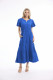 Poplin Dress Maxi Short Sleeve