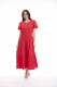 Poplin Dress Maxi Short Sleeve