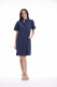 Poplin Dress Collar Flair Sleeve