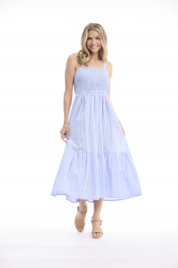 Calcutta Dress Shirred Strappy