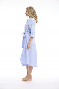 Calcutta Dress Collar Pockets