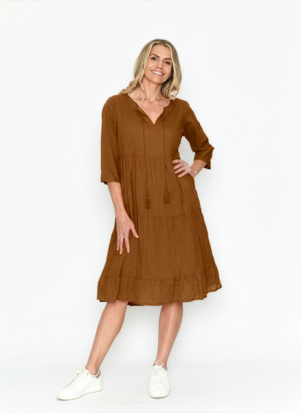Amber Dress Solid With Lining