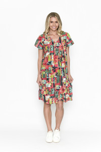 Nicola Dress Cap Sleeve