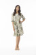 Lima Olive Dress Contemporary 3/4 Sleeve