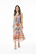 Ponta Verde Dress Round Necklione Sleeveless