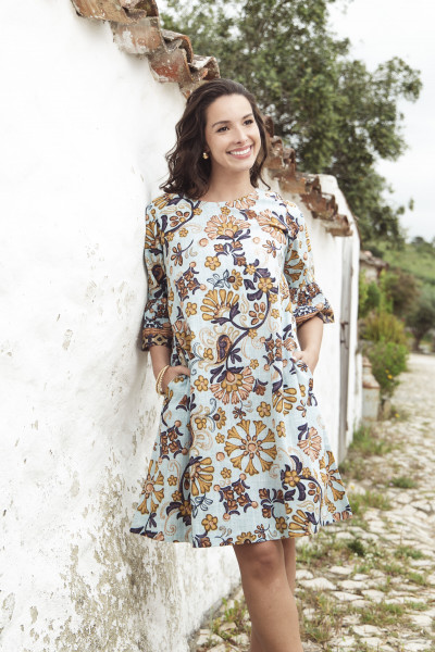 Macieo Dress Contemporary 3/4 Sleeve