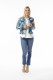 Printed Cotton Ponte Jacket