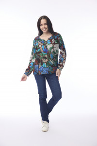Alexandria Top Shirred Shoulder