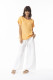 Linen Solid Top Boxy