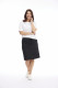 Plain Drawstrng Skirt with front and back pockets