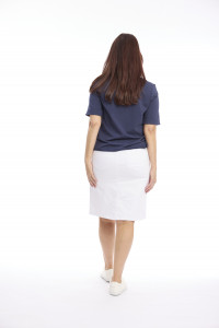 Plain Drawstrng Skirt with front and back pockets