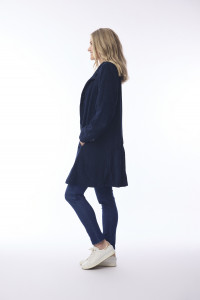 Solid Mid Length Coat