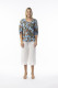 Lima Blue Top Frill Hem
