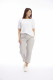 Washed Drawstring Pull-On 7/8 Wide Leg Pant