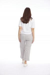 Washed Drawstring Wide Leg Pants