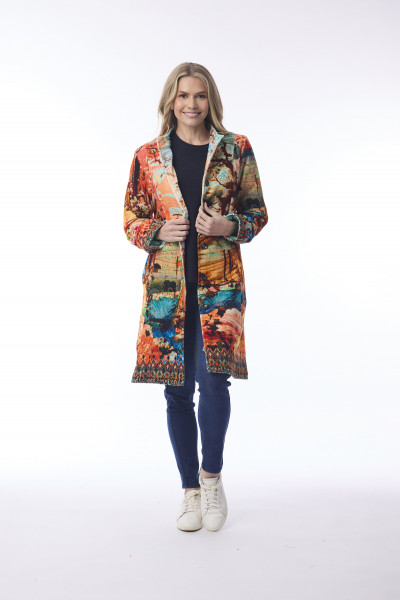 Nippori Coat Round Neckline