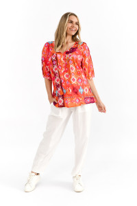 Tessa V-Neck Tassel Top