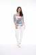 3/4 Sleeve Scoop Neck Tee