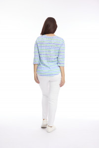 3/4 Sleeve Scoop Neck Tee