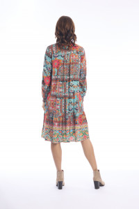 Rabari Dress Placket Layered