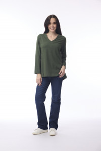 Essential Knit Top V Neck