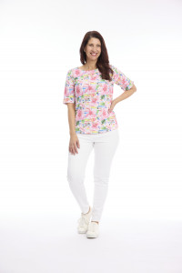 Round Neck Short Sleeve Tee