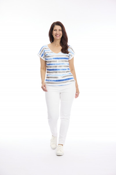 V-Neck Drop Shoulder T-Shirt