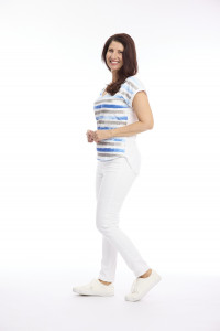 V-Neck Drop Shoulder T-Shirt