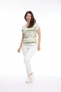 V-Neck Drop Shoulder T-Shirt
