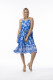 Comodoro Blue Dress Strappy
