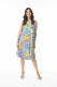 Okayama Dress Shift Side Panel Sleeveless Rev