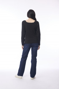 Square Neck Knit Jumper