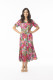 Sao Paulo Dress Godet Short Sleeve