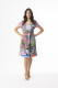 Printed Cotton Dress Easy Fit