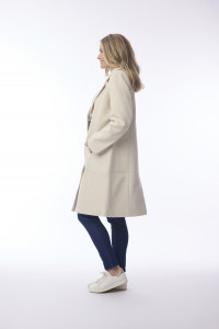 Solid Trench Coat Long
