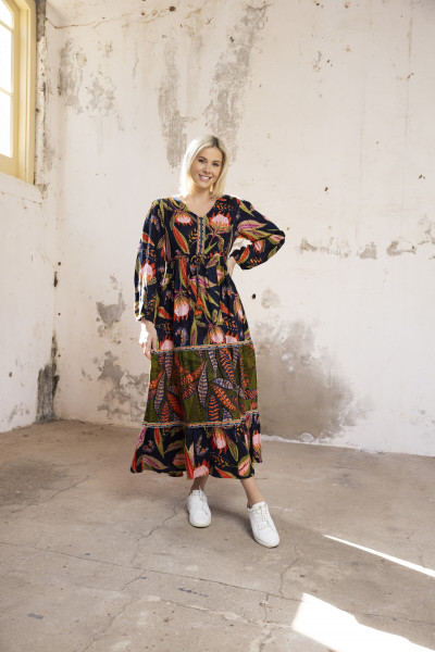 Reckless Dress Layers Puff Sleeve