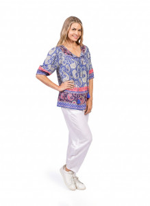 Tessa V-Neck Tassel Top