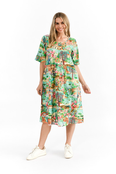 Yvonne Dress Round Neck