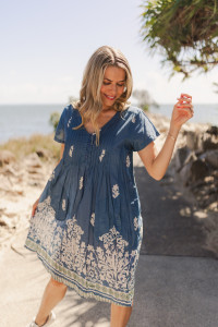 Nicola Dress Cap Sleeve