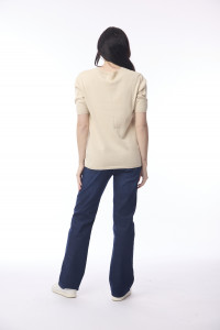 Knit T-shirt Crew Neck