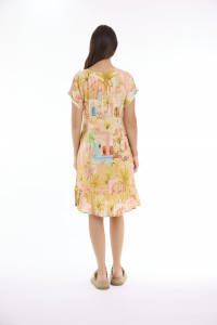 Sabina Dress Frill Hem