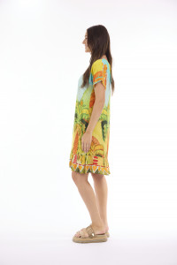 Maria Dress Frill Hem