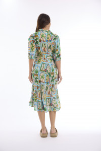 Samara Dress Buttonthrough Collar