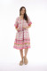 Maalti Pink Dress Layers Frill