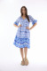 Maalti Blue Dress Frill hem
