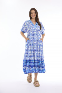 Maalti Blue Dress Maxi
